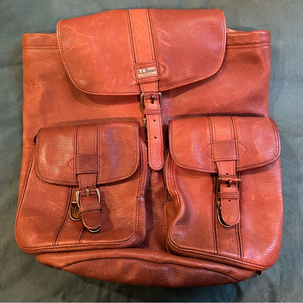 L.L. Bean large pebble, rucksack, bucket, drawstring backpack